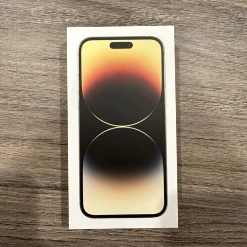 Apple iPhone 14 Pro 128gb in Gold - EMPTY BOX ONLY - No Phone Model A2650
