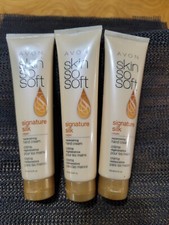 AVON SSS Signature Silk argan Hand Cream 3.4 oz ea - Lot of 3 No Seal