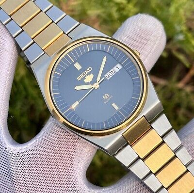 Vintage Seiko SQ 🦁 Lion Head Royal 👑 Blue 100th Vintage Seiko SQ 🦁 Lion Head Royal 👑 Blue 100th
