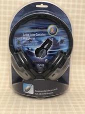 INNOVATIVE TECHNOLOGY ACTIVE NOISE CANCELING HEADPHONES REMOTE CONTROL  ITHP-572