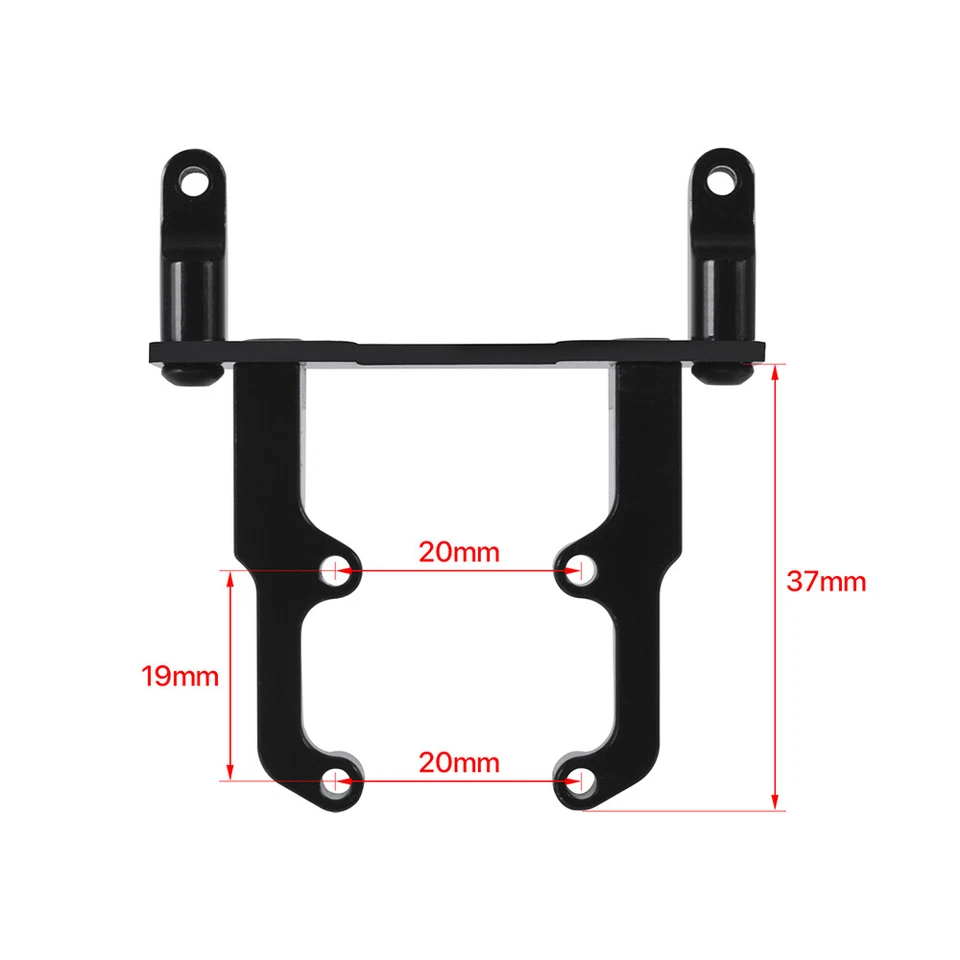 Servo Stand Mount Bracket for 1/10 RC Crawler Axial SCX10 II 90046 AR44 Axle - Photo 3/4