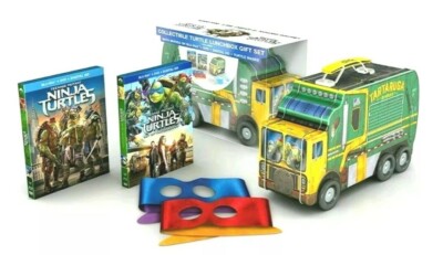 Teenage Mutant Ninja Turtles Lunchbox 2-Pack (Blu-ray, 2016, 2-Disc Set) New 