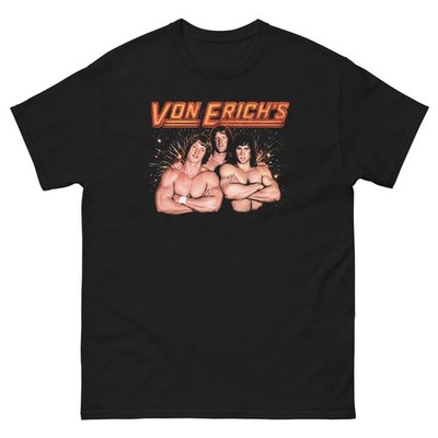 Von Erich's Wrestling Family Erich 80s Style T Shirt Tee