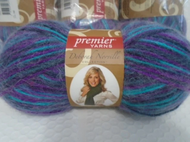 4 madejas hilos Premier colección Deborah Norville danza alpaca color mosaico Foto 3 de 4