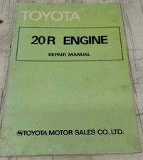 Toyota 20R Engine Repair Manual - No. 98116
