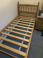 Solid Wood Pine Single Bed Frame
