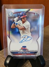 2023 1st Bowman Draft - Chrome Prospect Auto Devin Saltiban #CDA-DS/499 Phillies