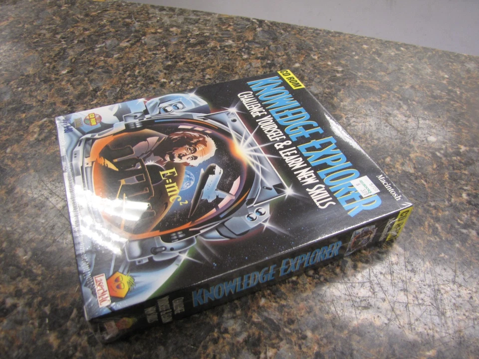 BRAND NEW SEALED  Macintosh "Knowledge Explorer" 1995 Apple Mac Games - Big Box - Image 2 of 4