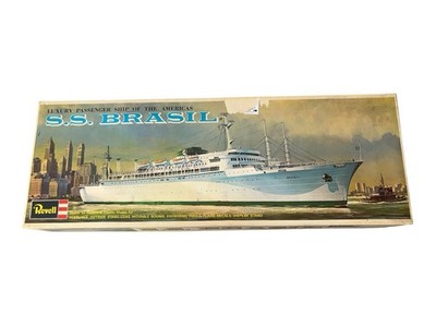 Revell S S Brasil H 337 Schiff Modellbausatz 1:400 Vintage 1983 OVP Rarität