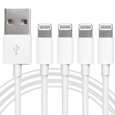 4 Pack 6ft Lightning to USB Cable MFi Certified iPhone Charger Cord