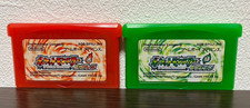 Pokemon Fuego Hoja Roja Verde Set Nintendo Gameboy Advance GBA Versión Japonesa Probado