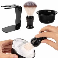 Shaving Brush  Bowel With Stand Holder Set Kit, Father's Day Men's Gift