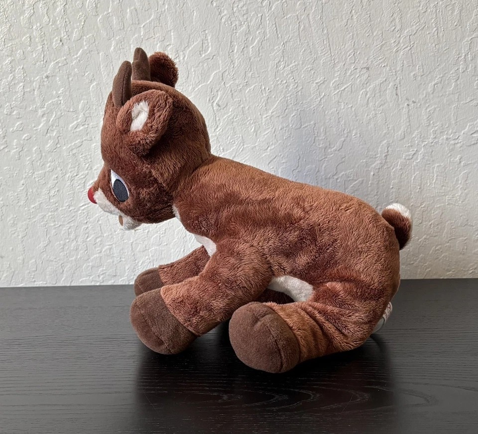 Vintage Rudolph The Red Nosed Reindeer + Clarice 12” plush Christmas toy lot - Image 3 of 4