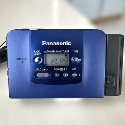 【極美DE可動品】Panasonic カセット プレーヤー RQ-SX22V Panasonic RQ-SX22V Portable Cassette Player Lightweight Black