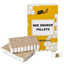 Bee Smoker Pellets, 108 Pack, Natural Hive Beekeeping and Beekeeper Accessori...