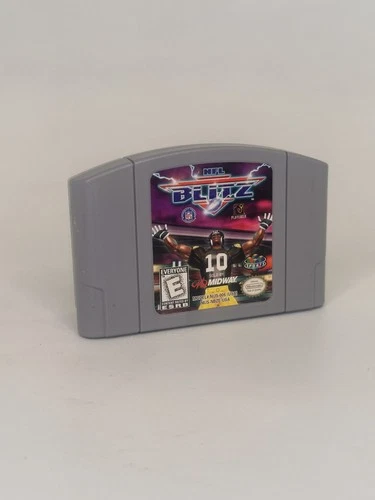 New ListingNFL Blitz Nintendo 64 N64 Game Cartridge Tested Working 1997 Football