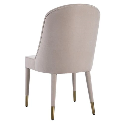 Uttermost Brie 19" Fabric Armless Dining Chairs in Champagne Beige (Set of 2) - Picture 4 of 7