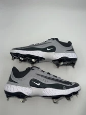 Nike Alpha Huarache Elite 4 Low Baseball Cleat Gray DJ6521-004 Men's Pick Size