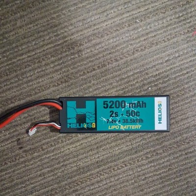HELIOS RC 2S 5200 MAH 50C LIPO Battery