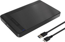 2.5-Inch Hard Drive Enclosure, SATA to USB 3.0 Adapter Tool-Free External Hard D