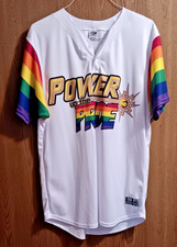 2021 West Virginia Power Team Issued AUTO Dominic Bethancourt MiLB Pride Jersey