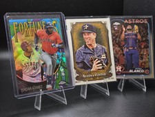 2025 Topps Chrome LOGOFRACTOR Yordan Alvarez Fortune 15 Astros F15-9 BONUS CARDS