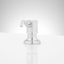 Vintage Hook Style Soap or Lotion Dispenser - Chrome