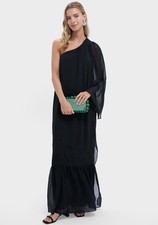 Tuckernuck Pomander Place Black Marisol Gown NWT Medium M