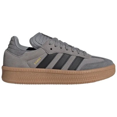 adidas Samba XLG Grey Three Core Black Gum JR1635 GS New
