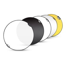 43 Inch 110cm Photography Reflector, Collapsible Light Reflector with Carry...