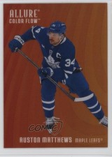 2025-26 Upper Deck Allure Color Flow Red Orange Auston Matthews #CF-26 0q4s
