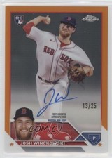 2023 Topps Chrome Update Orange Refractor 13/25 Josh Winckowski #RA-JWI Auto 0w3
