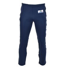 Pantalone sportivo militare italiano originale esercito logo zip polsini alla caviglia blu