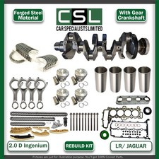 RANGE ROVER JAGUAR 204DTA 2.0 D INGENIUM TWIN TURBO FORGED CRANKSHAFT + REBUILD