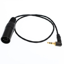 5 Pin XLR Male to 3.5mm TRS Male Jack Stereo Audio Cable for ARRI XT