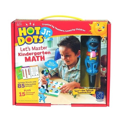 Educational Insights Hot Dots Jr. Lets Master Kindergarten Math Set Math