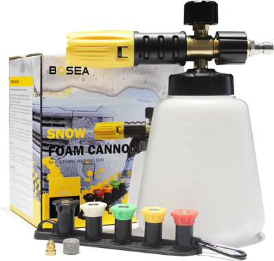 #ad Foam Cannon with Pressure Washer Tips and Nozzle Holder 4000PSI Car Soap Dispen $44.66