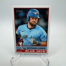 2025 Topps Heritage Baseball Nathan Lukes Bicentennial /200 Blue Jays #601