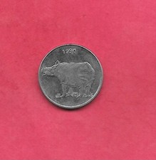 INDIA INDIAN KM54 1990 C BU UNC-UNCIRCULATE​D MINT NICE 25 PAISE COIN
