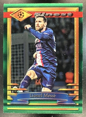 2022-23 Topps Finest Flashbacks UEFA Club Competitions Lionel Messi #30 PSG