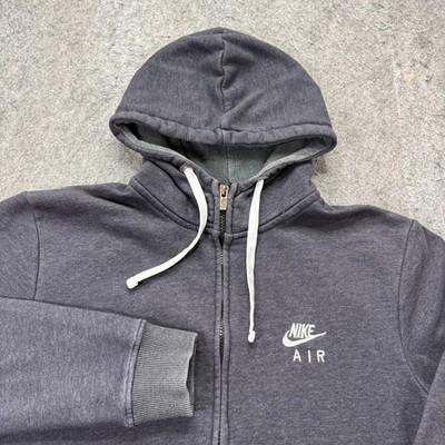 Nike Air Full Zip Hoodie Men S Blue Fleece Performance