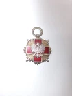 Vintage Polish Red Cross PCK Medal with Eagle Emblem WWII Era