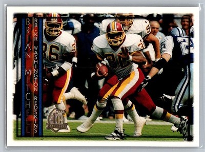 Brian Mitchell 1996 Topps 40th year Washington Redskins #230