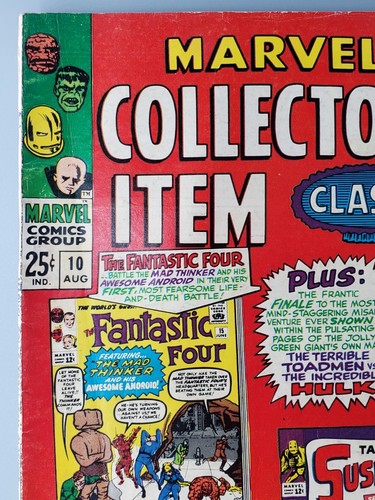 Marvel Collector's Item Classics #10 Fantastic Four 1967 - Picture 3 of 7
