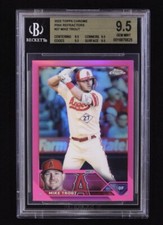 Mike Trout 2023 Topps Chrome Pink Refractors #27 (BGS 9.5)