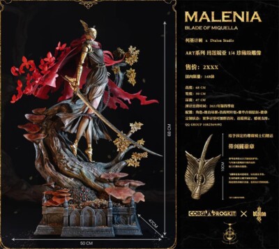 Figurine Malenia 24 Cm (Elden Ring) - En PVC Haute Qualité, Parfaite Pour Les Collectionneurs Et Décoration