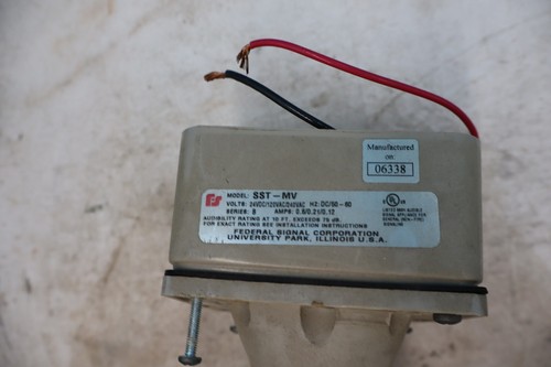 Federal Signal SST-MV Sirentone Selezionabile Grigio 24VDC 120/240VAC Ser B - Foto 2 di 4