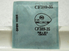 GS CF389-35 Watch Crystal Fit Gruen - 16.0 x 12.5 mm - Replacement / Repair