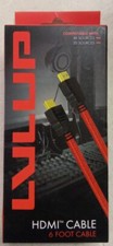 Lvlup HDMI Cable 6 Foot Cable, 4K &3D Sources (gold)