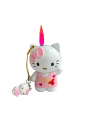 Hello Kitty Lighter 3D Lighters, Torch Lighter with Pink Flame Cute Kawaii